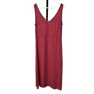 Aritzia Little Moon Women's Sheer Tank  Dress Size Medium Red